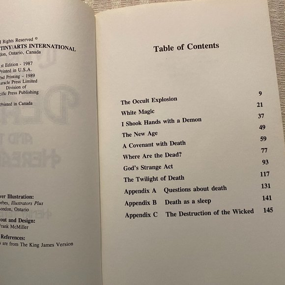 PAPERBACK BOOK "LIVING LIES ABOUT DEATH AND THE HEREAFTER - Picture 3 of 3